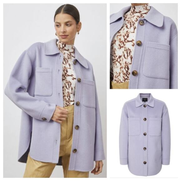 Rails Women's Connie Shirt Jacket Lilac Size M - Picture 2 of 10